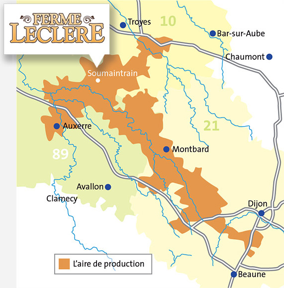 Localisation Fromagerie Leclere à Soumaintrain – Production de fromages Soumaintrain