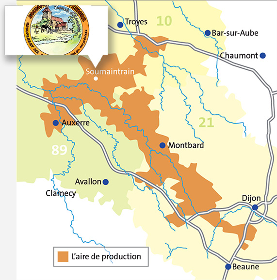 Localisation Ferme Lorne à Soumaintrain – Production de fromages Soumaintrain